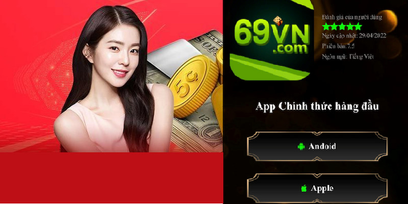 Tải app đăng ký dễ dàng mà bất kỳ ai cũng thực hiện được tại 69vn